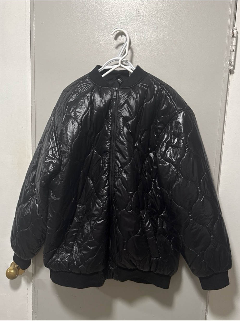 H&M quilted bomber jacket